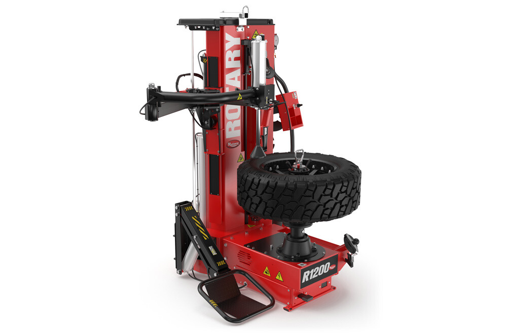 Rotary Rolls Out the New R1200 Leverless Pro Tire Changer Rotary Solutions